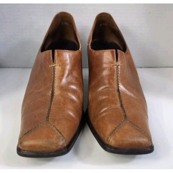 Paul Green Munchen Loafer Women's US 8 UK 5.5 Brown Leather Bootie Shoes 30913 - Picture 3 of 16